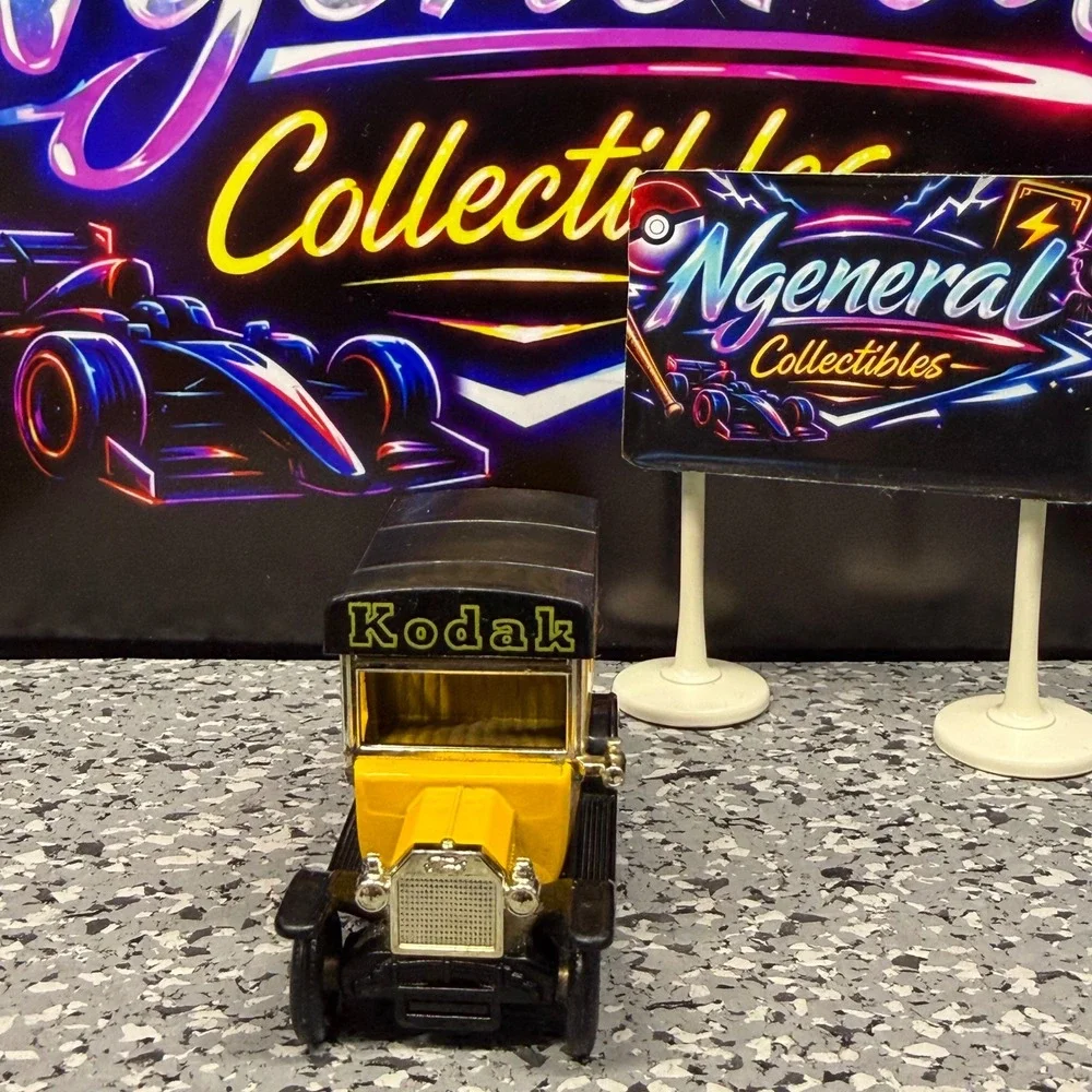 Lledo Days Gone Kodak Film Delivery Van Yellow Vintage Diecast Truck England